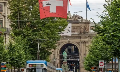 street-zurich-swiss-flag-tramway-switzerland-relocation